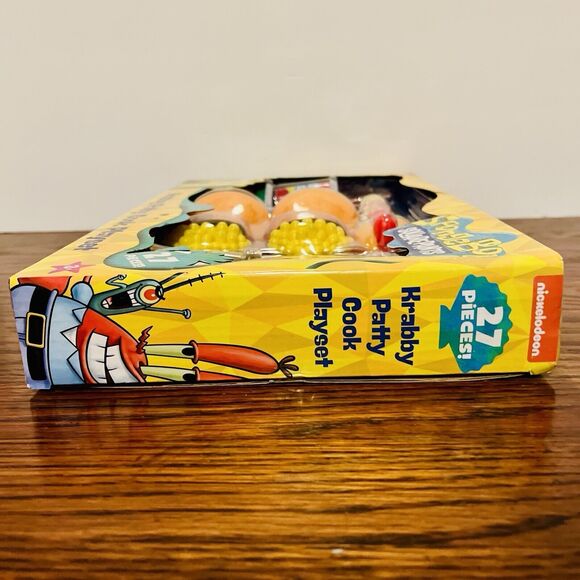 SpongeBob Squarepants Krabby Patty Cook Playset Krusty Krab Nickelodeon 27 Piece - Picture 5 of 8